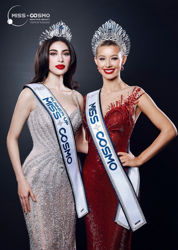 Người đẹp Mỹ đăng quang Miss Cosmo 2025, Phương Linh lọt vào top 10