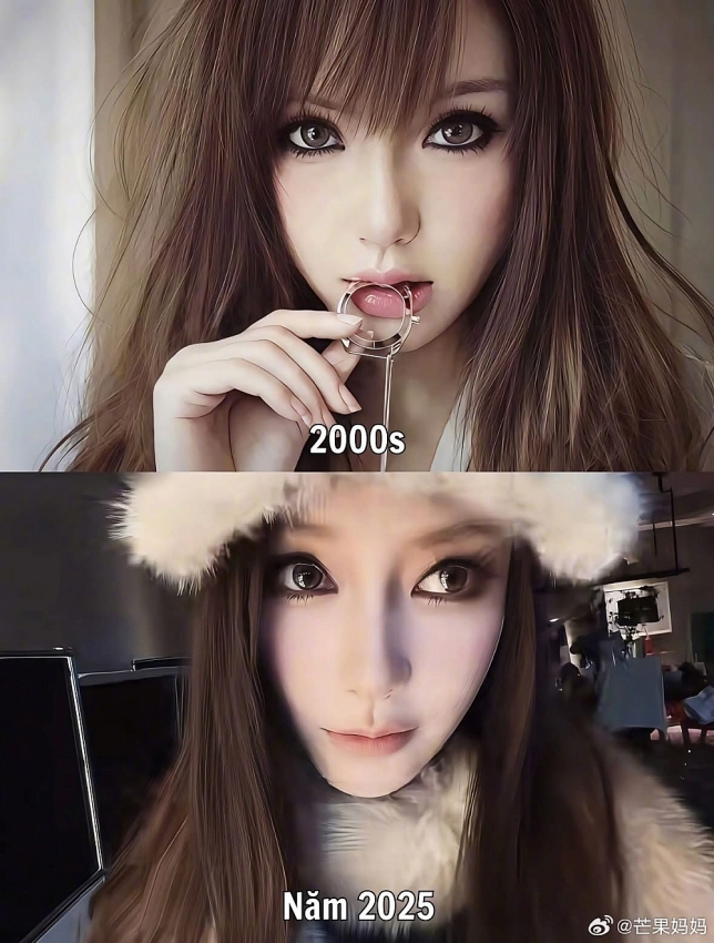 Angelababy gây sốt trên mạng xã hội xứ Trung với hình Y2K trẻ trung