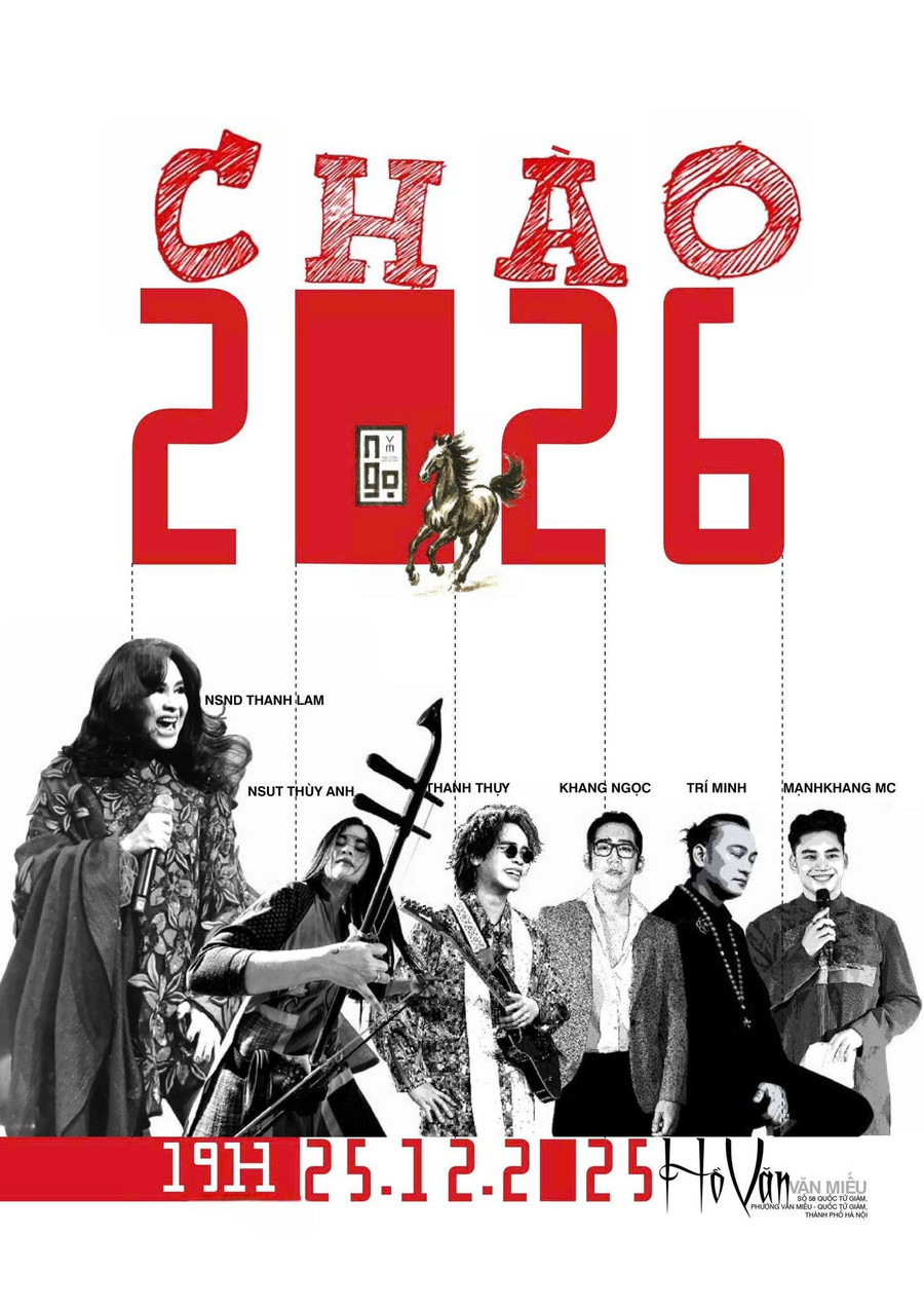 Thanh Lam góp mặt trong đêm "Chào 2026" tại Văn Miếu Quốc Tử Giám