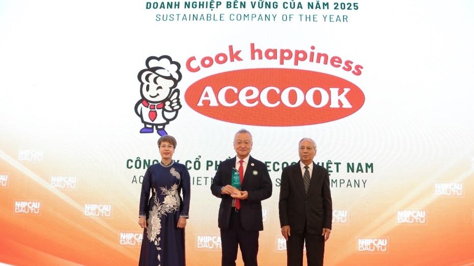 Acecook Việt Nam vào Top 50 Doanh nghiệp phát triển bền vững tiêu biểu 2025