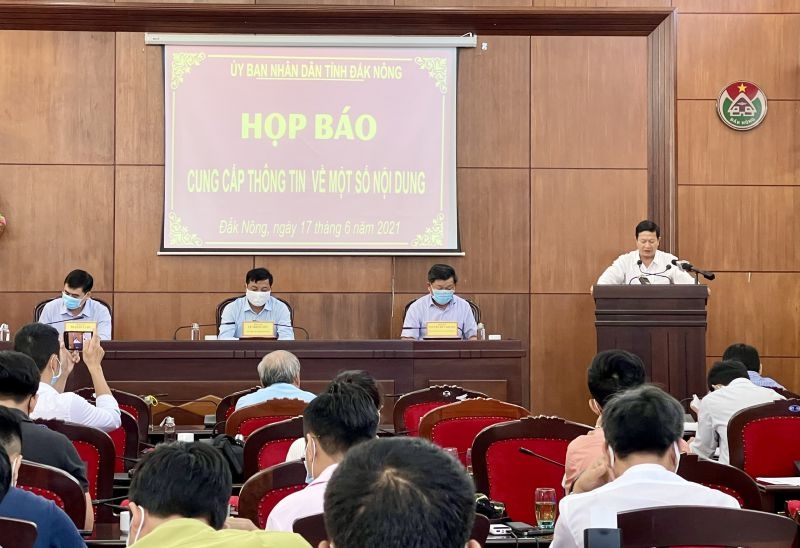 UBND tỉnh Đăk Nông thông tin vụ việc thẩm phán làm khống 57 hồ sơ xét xử