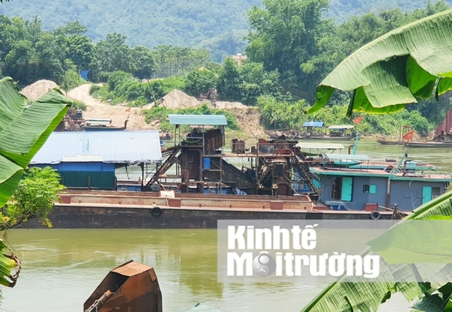 Tuyên Quang: Bất chấp lệnh cấm, doanh nghiệp vẫn "rút ruột" sông Lô