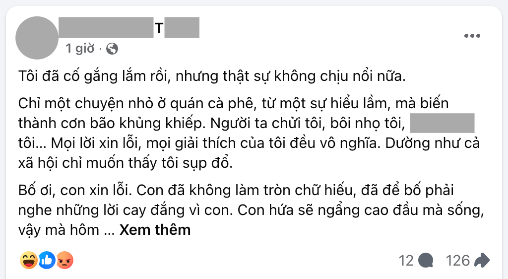 'Tổng tài' sau vụ xin lỗi nhưng bị từ chối: Tôi thật sự không chịu nổi nữa...- Ảnh 1.
