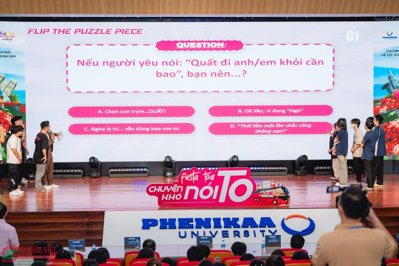 Đại học Phenikaa khởi động chuỗi chương trình quốc gia về tuyên truyền sức khỏe sinh sản, sức khỏe tình dục cho học sinh, sinh viên