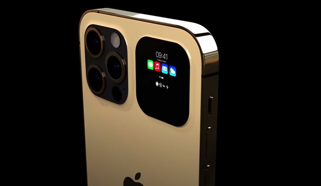 Cận ngày ra mắt, iPhone 13 Pro lộ thêm concept với hai màn hình cực dị