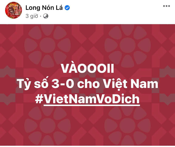 Sao Việt ăn mừng trước chiến thắng của ĐT Việt Nam: Người "ngã ngửa" khi bật TV, người "đi bão" ăn mừng