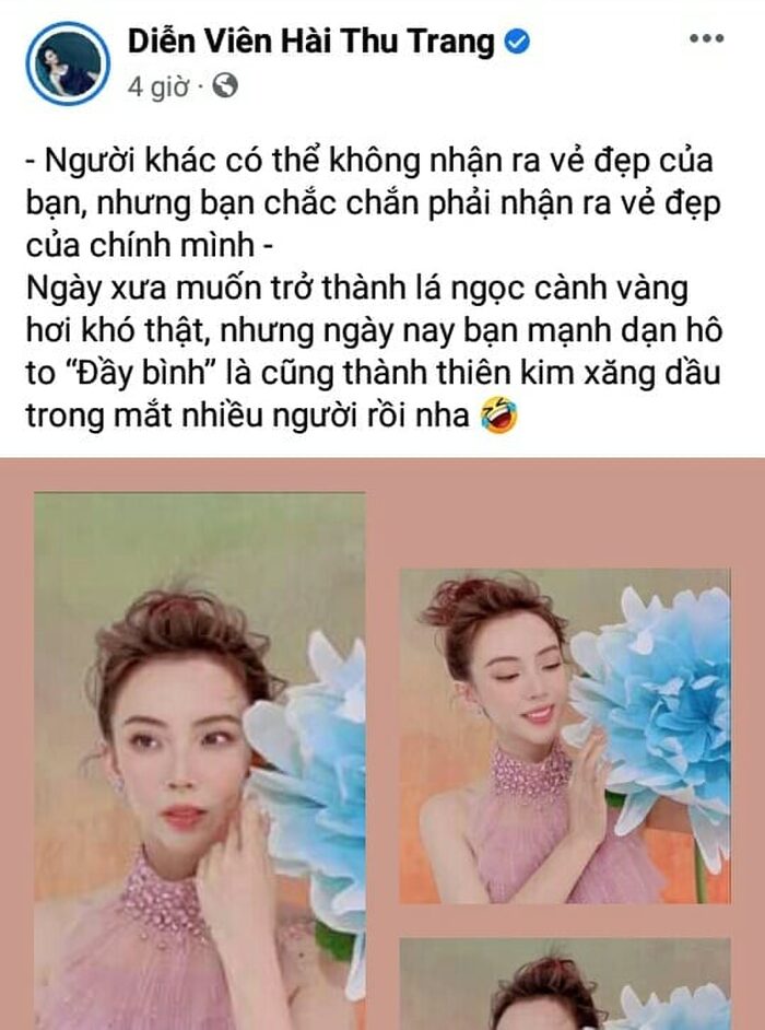 Nhìn rất Thùy Tiên nhưng lại là Thu Trang?