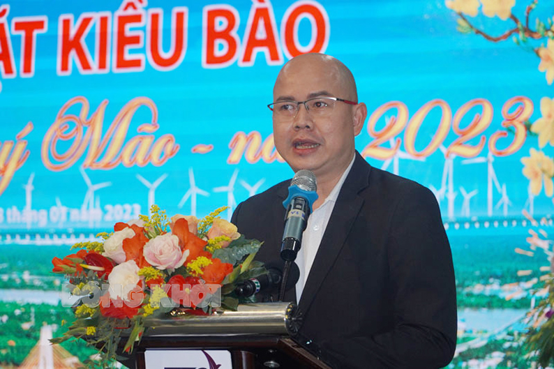 Phó chủ tịch Hiệp hội Doanh nghiệp người Việt Nam ở nước ngoài Danny Võ Thành Đặng phát biểu