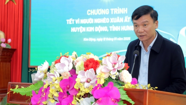 Petrovietnam chung tay hỗ trợ Tết vì người nghèo tại huyện Kim Động