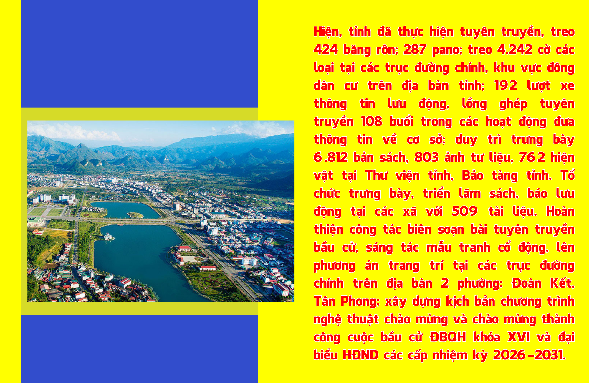 Lai Châu: Đa dạng hình thức tuyên truyền bầu cử