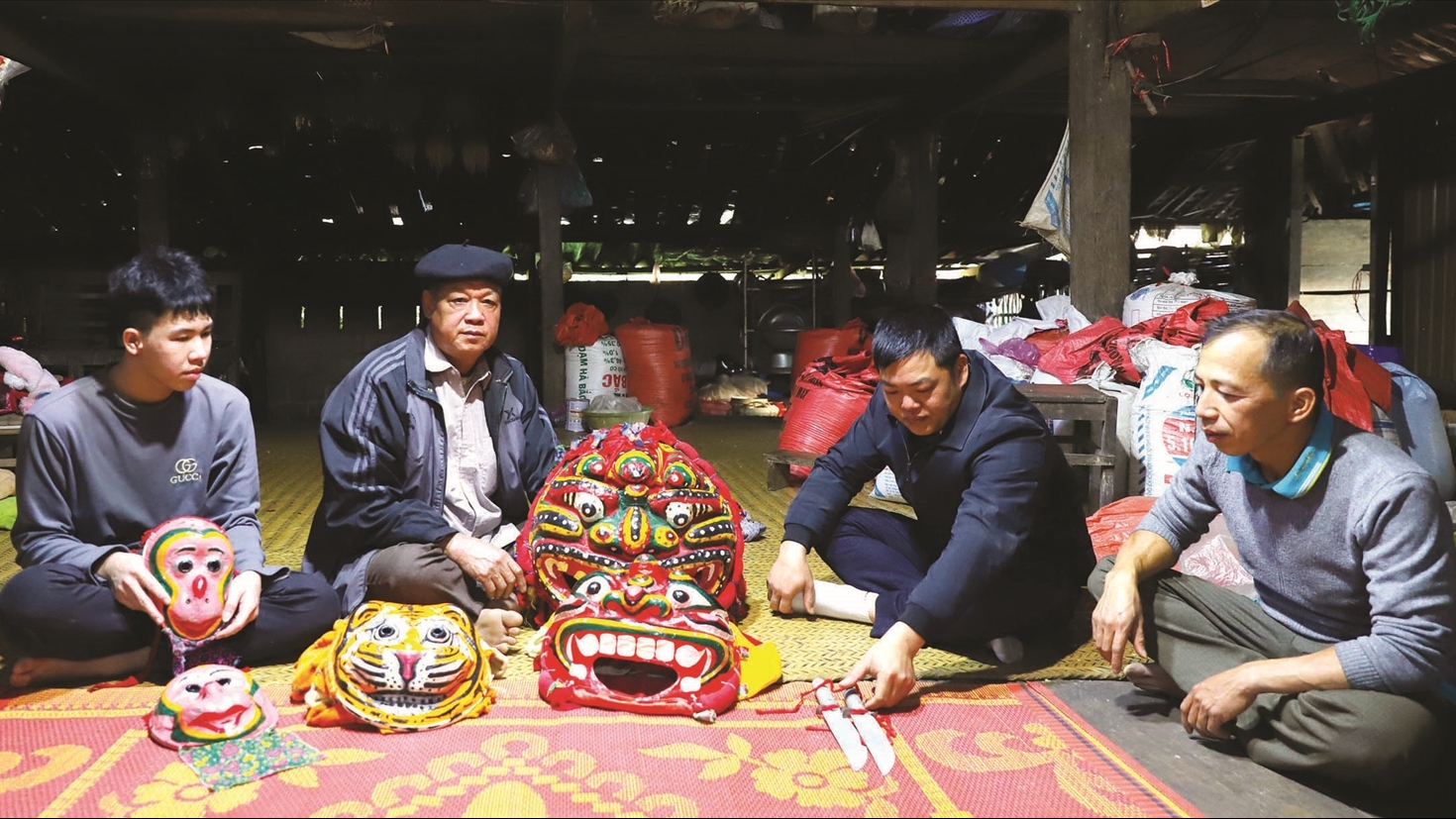 Người "giữ lửa" điệu múa sư tử mèo ở vùng cao xứ Lạng