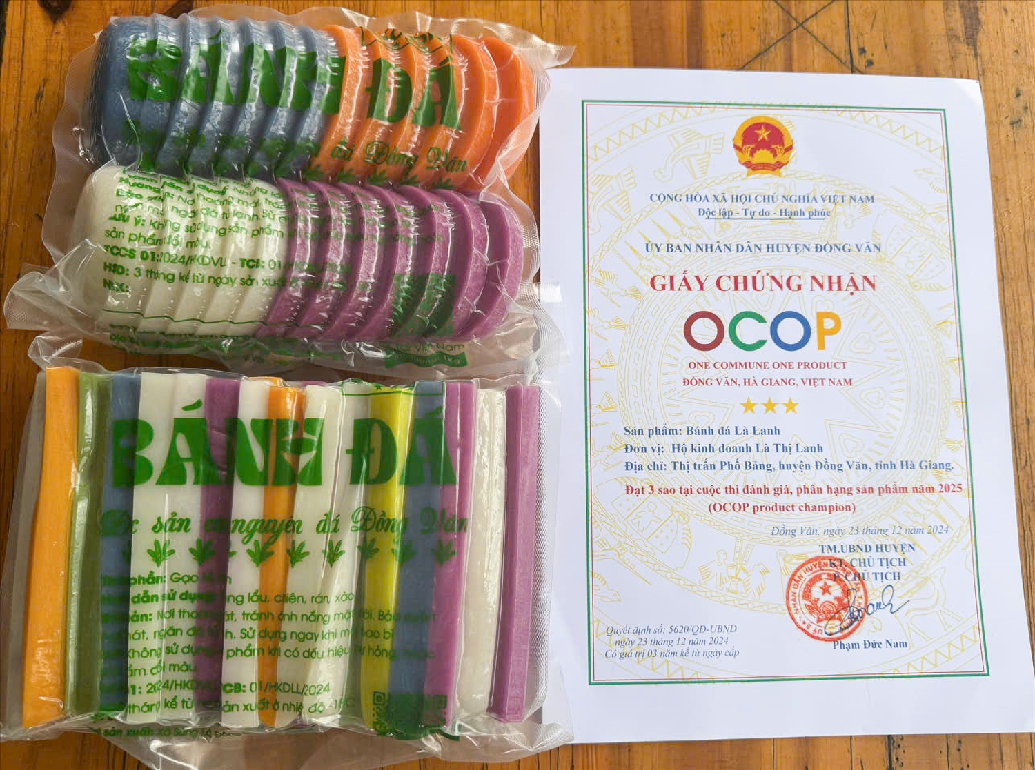 Bánh đá Phó Bảng - món quà quê thành sản phẩm OCOP