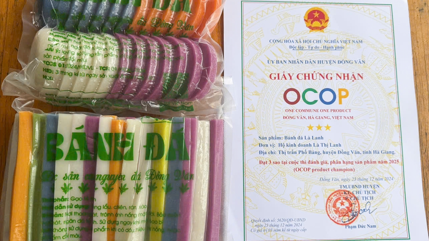 Bánh đá Phó Bảng - món quà quê thành sản phẩm OCOP