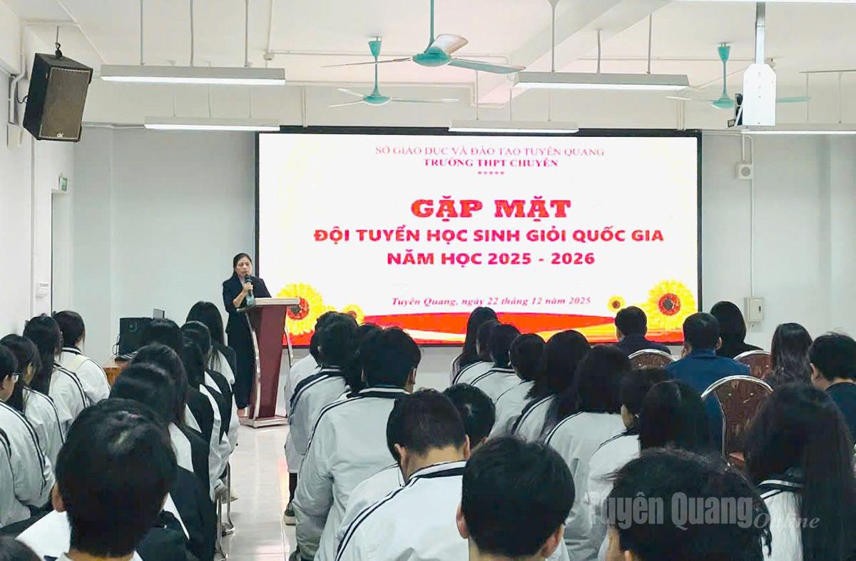 Tuyên Quang đạt 59 giải tại Kỳ thi chọn học sinh giỏi quốc gia THPT năm học 2025-2026