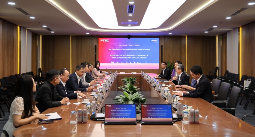 PTSC và Tập đoàn Mizuho định hướng hợp tác trong lĩnh vực tài chính PTSC và Tập đoàn Mizuho định hướng hợp tác trong lĩnh vực tài chính