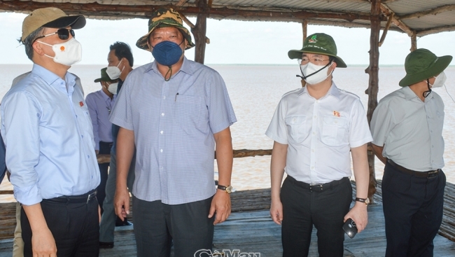 Cà Mau: Khảo sát Dự án đường Hồ Chí Minh qua địa bàn tỉnh
