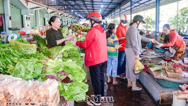 Cà Mau: Nhân rộng mô hình chợ an toàn thực phẩm