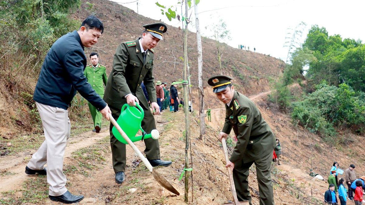 Hà Giang: Phát động Tết trồng cây “Đời đời nhớ ơn Bác Hồ” tại xã Ngọc Đường