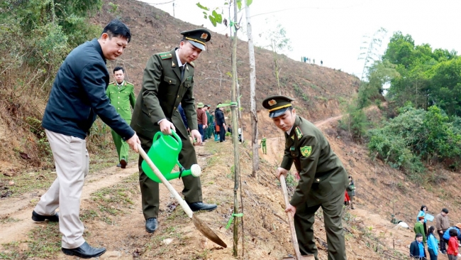 Hà Giang: Phát động Tết trồng cây “Đời đời nhớ ơn Bác Hồ” tại xã Ngọc Đường