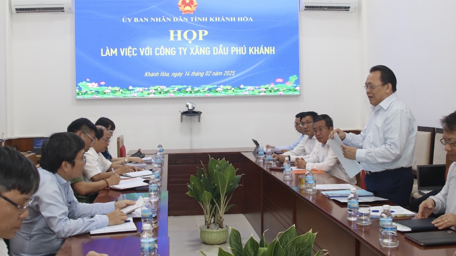 Khánh Hòa: Đẩy nhanh tiến độ dự án Kho cảng xăng dầu Cam Ranh