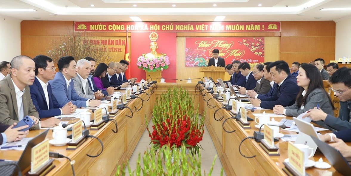 PV GAS làm việc với UBND tỉnh Hà Tĩnh về việc triển khai các dự án năng lượng trọng điểm