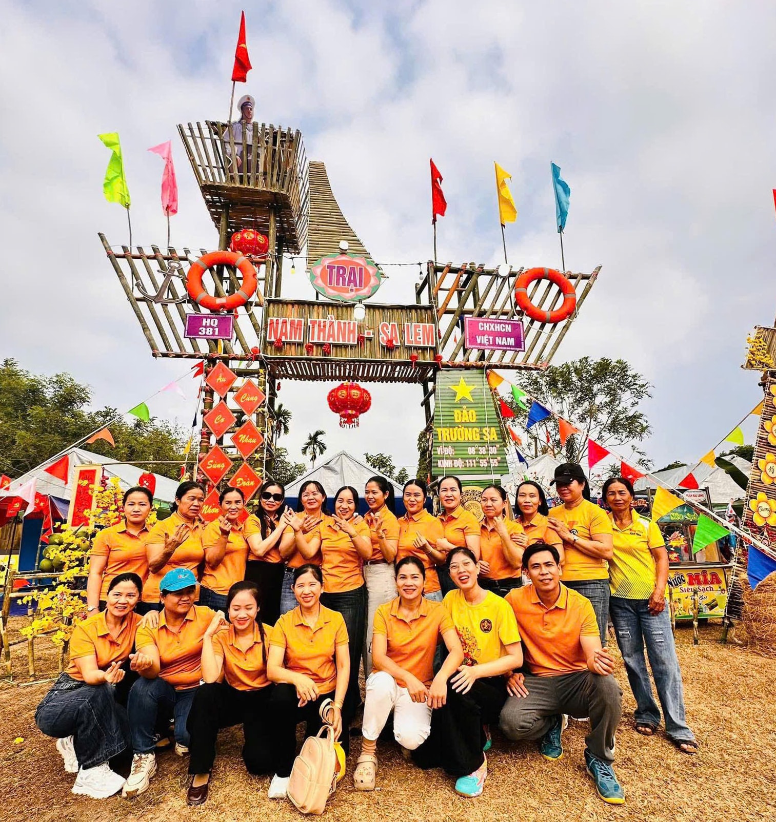 Lâm Đồng: Hội trại Mừng Đảng   Mừng Xuân xã Nam Thành