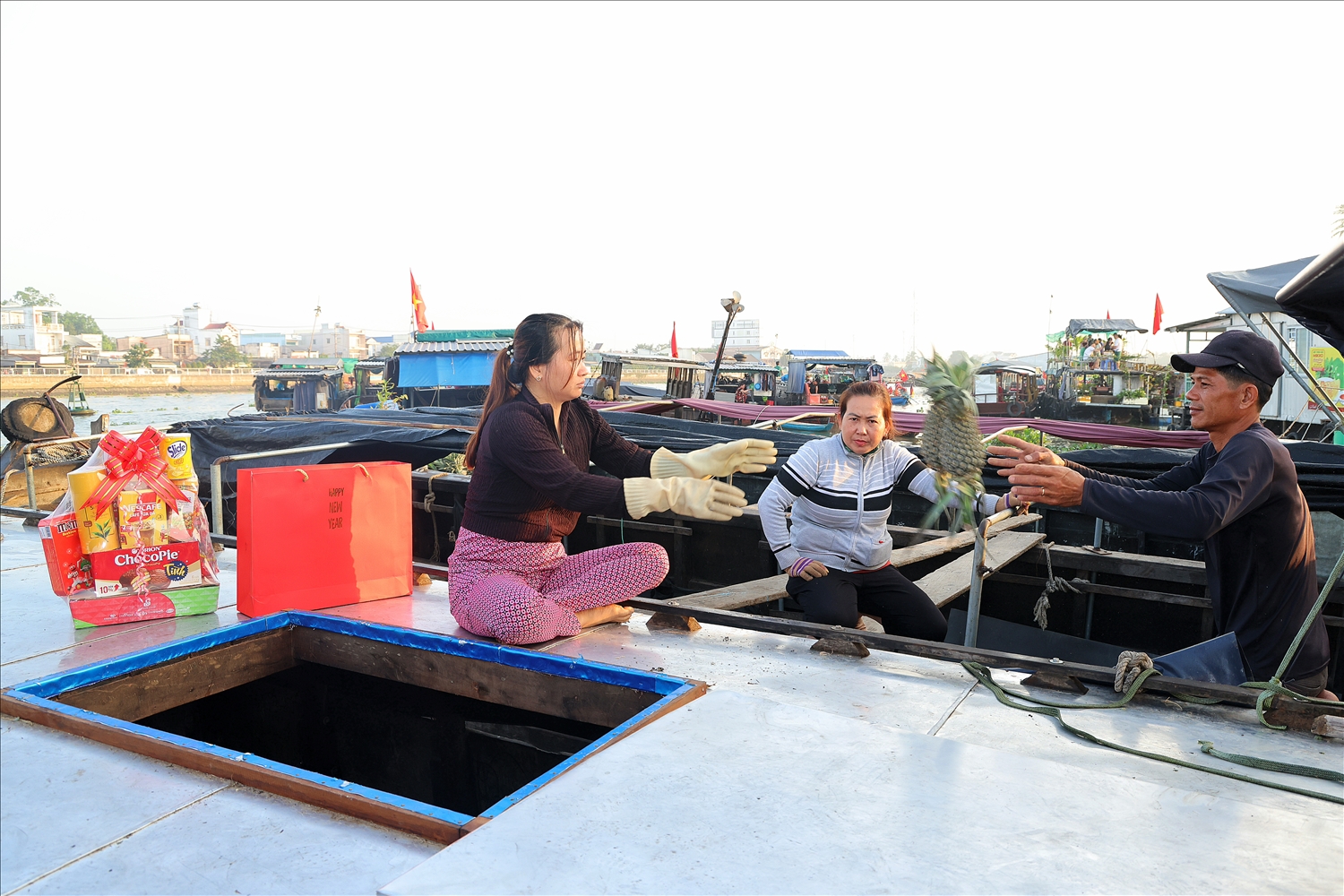 Tết đặc biệt ở chợ nổi Cần Thơ Tết đặc biệt ở chợ nổi Cần Thơ