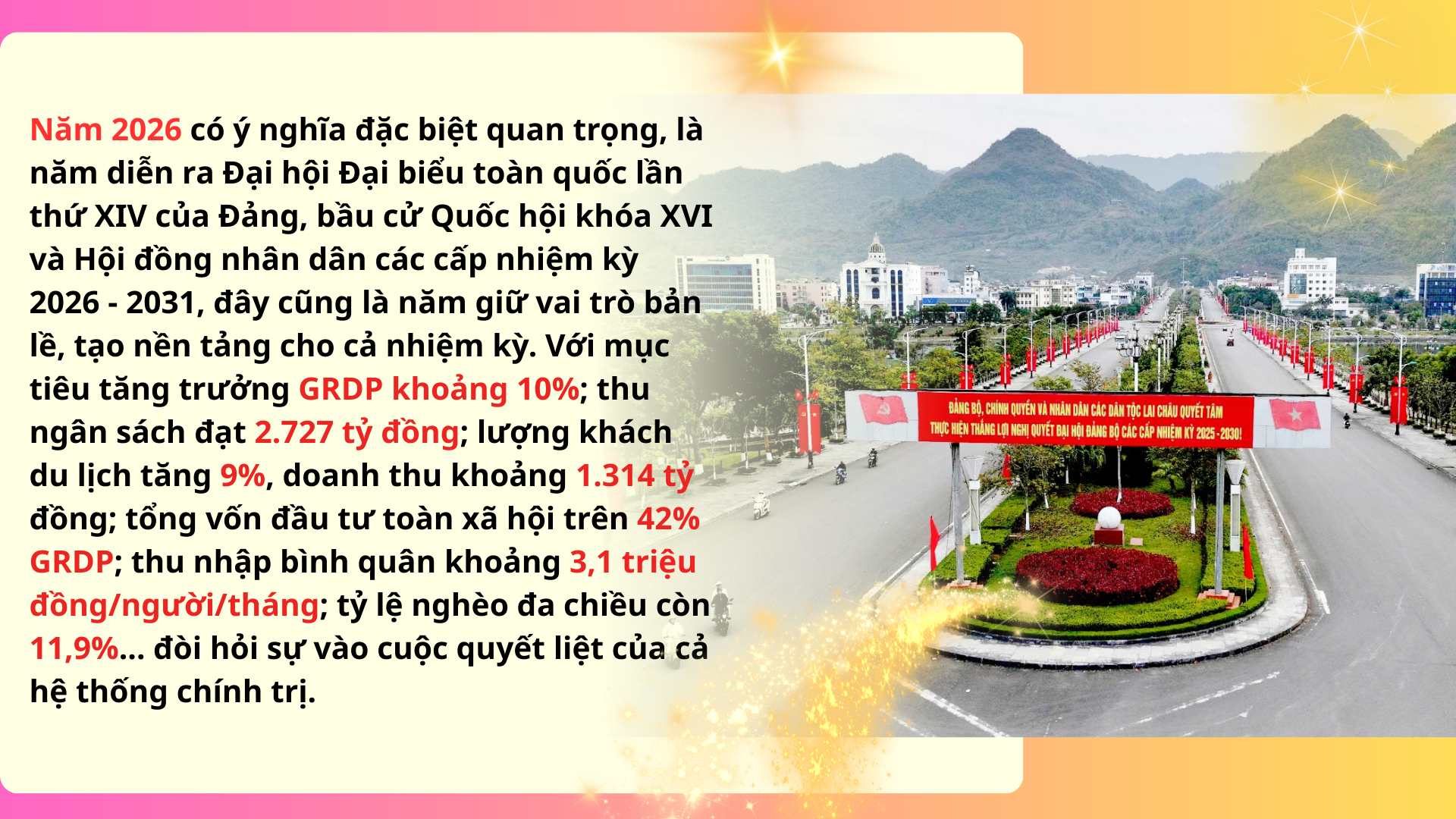 Lai Châu vững tin bước vào kỷ nguyên mới