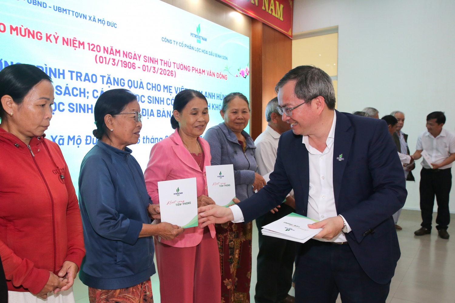 BSR lan tỏa nghĩa tình tại quê hương cố Thủ tướng Phạm Văn Đồng