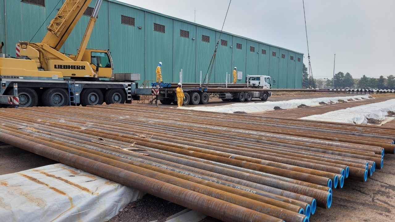 Ống trần các gói thầu bọc ống được Chủ đầu tư VSP giao cho PVCoating tại Nhà máy BODK