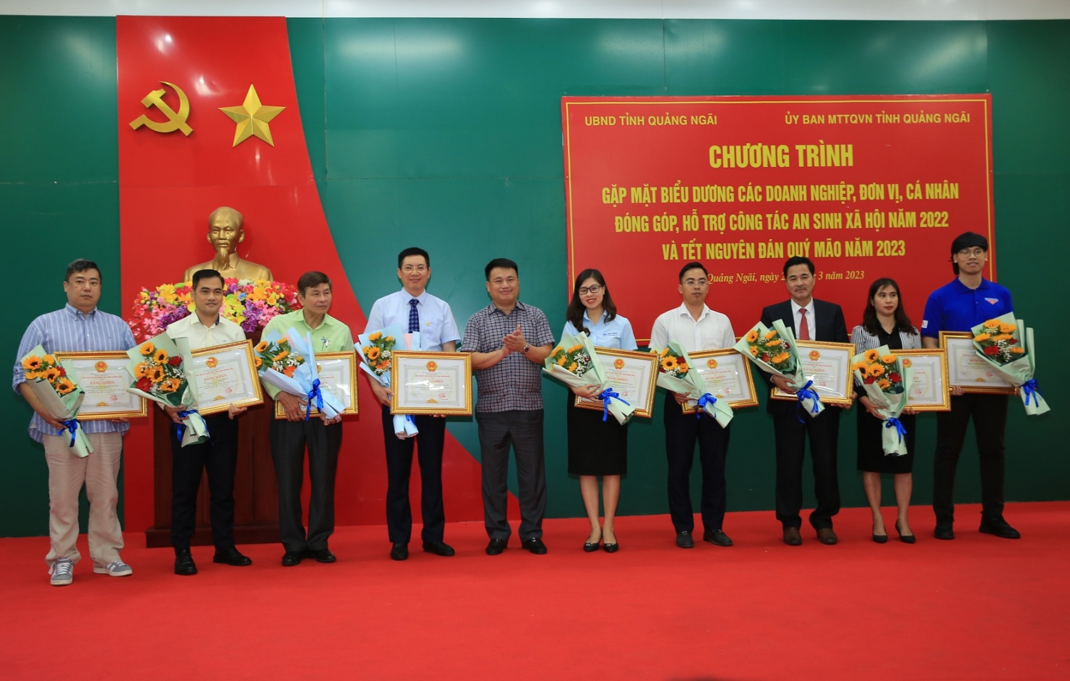 BSR nhận Bằng khen của UBND tỉnh Quảng Ngãi vì có nhiều đóng góp trong công tác ASXH