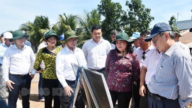 Bến Tre: Khảo sát một số dự án đầu tư công trên địa bàn huyện Bình Đại
