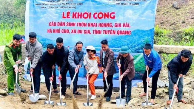 Tuyên Quang: Khởi công cầu dân sinh xã Du Già