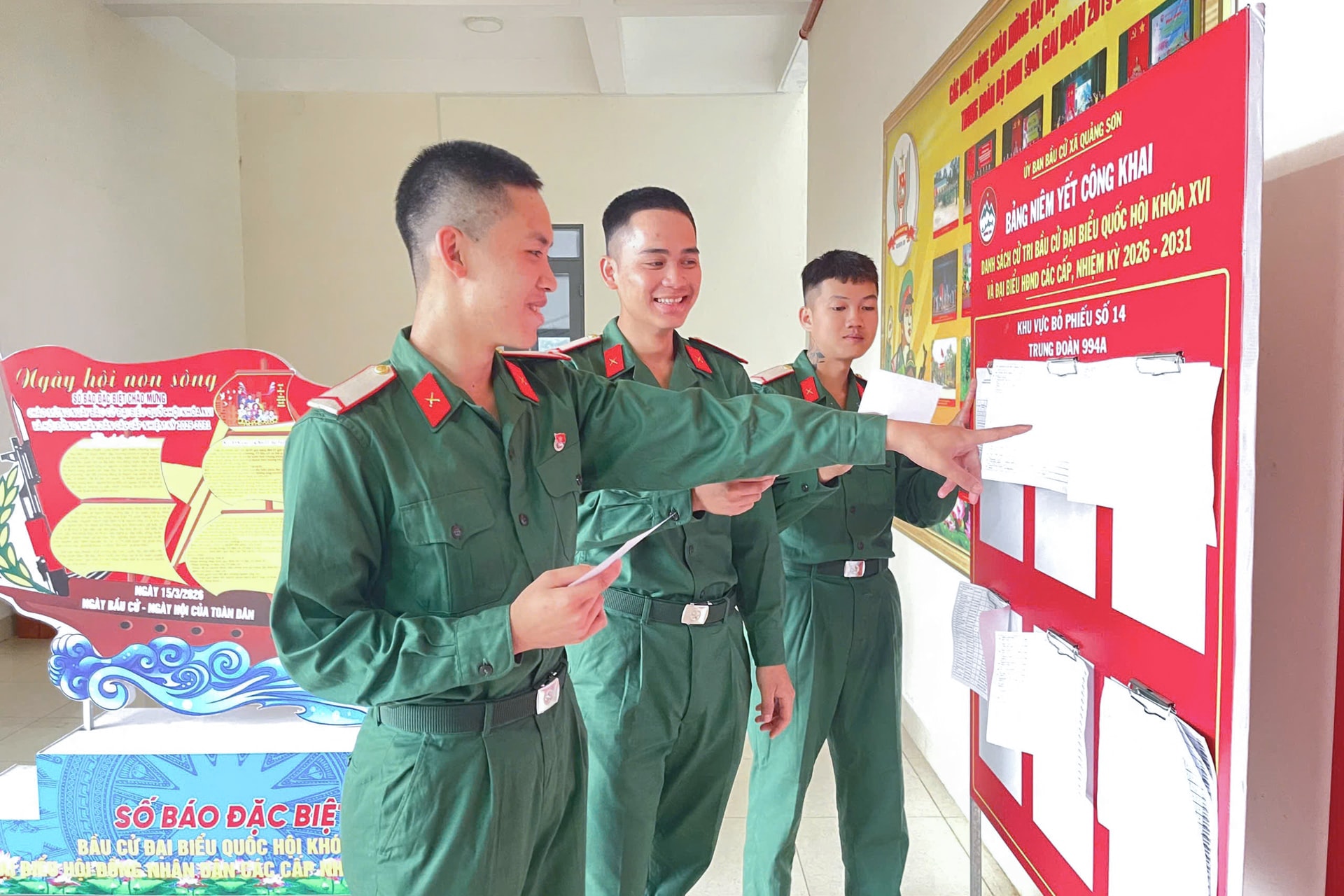 Lâm Đồng: Chiến sĩ mới và những lá phiếu của niềm tin