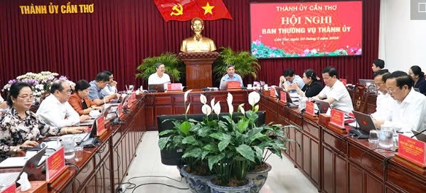 Cần Thơ: Ban Thường vụ Thành ủy cho ý kiến các vấn đề quan trọng để thúc đẩy kinh tế - xã hội phát triển