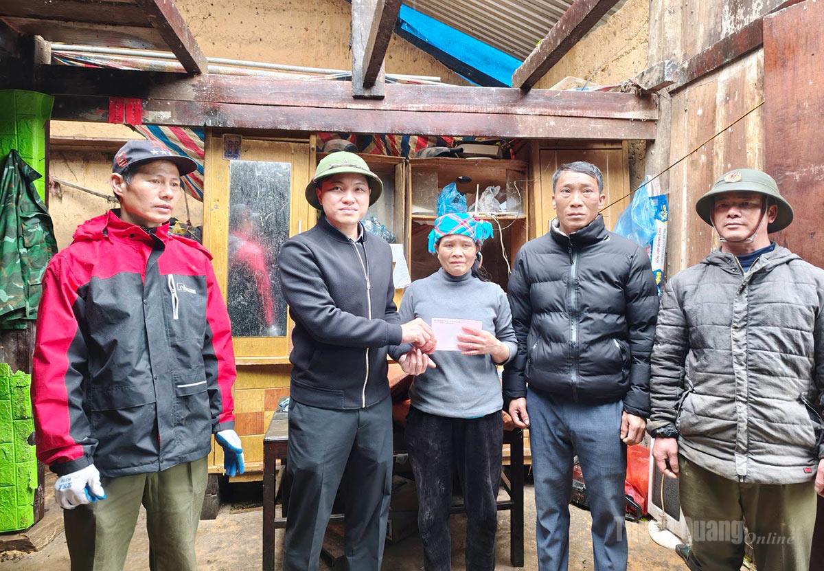 Tuyên Quang: Các xã thăm hỏi, chỉ đạo khắc phục hậu quả mưa dông, gió lốc