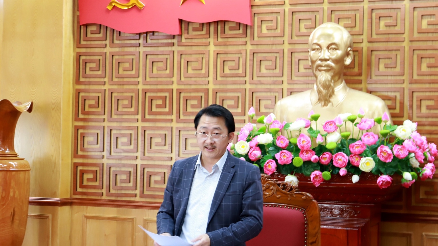 Lai Châu: Hội nghị giao ban Khối Đảng tỉnh quý I năm 2026