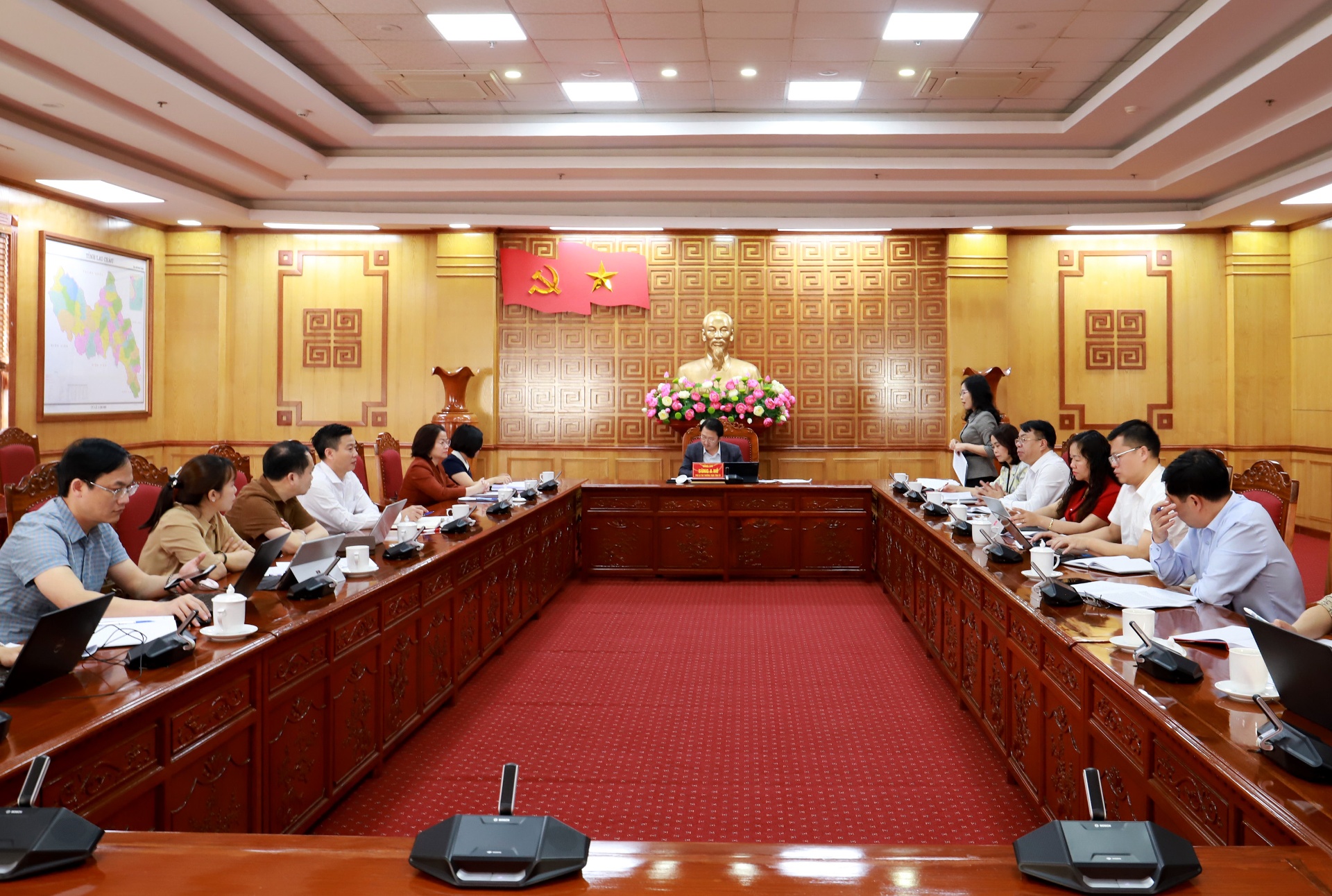 Lai Châu: Hội nghị giao ban Khối Đảng tỉnh quý I năm 2026