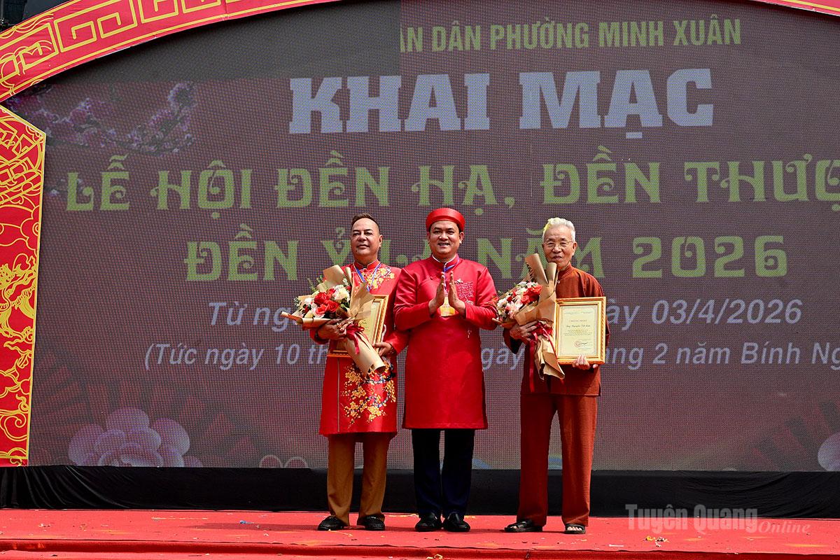 Tuyên Quang: Khai mạc Lễ hội đền Hạ  đền Thượng-đền Ỷ La năm 2026