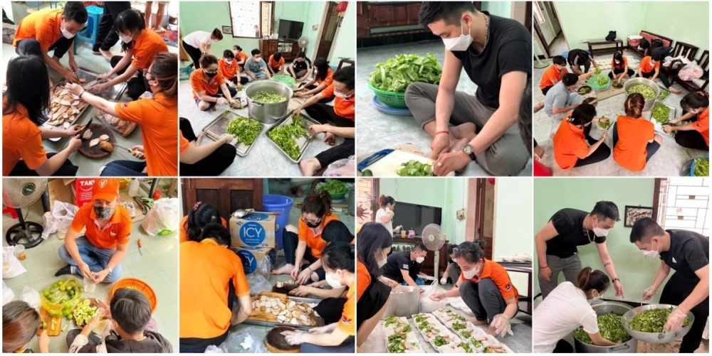Đoàn Thanh niên Viện NCKH&TK tổ chức “Bếp ăn từ thiện 0 đồng”