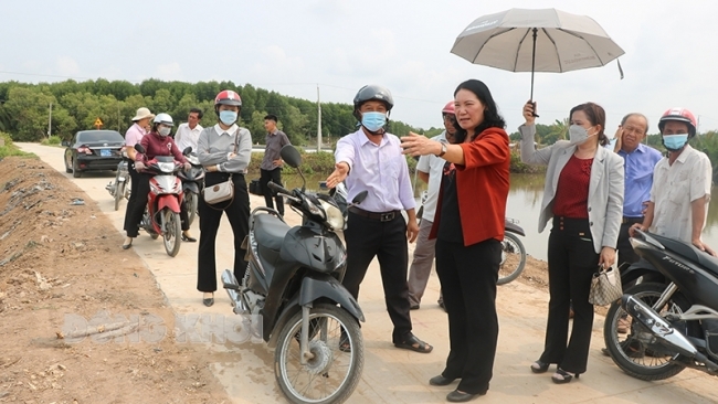 Bến Tre: Khảo sát công tác giảm nghèo tại xã Bảo Thuận, Ba Tri