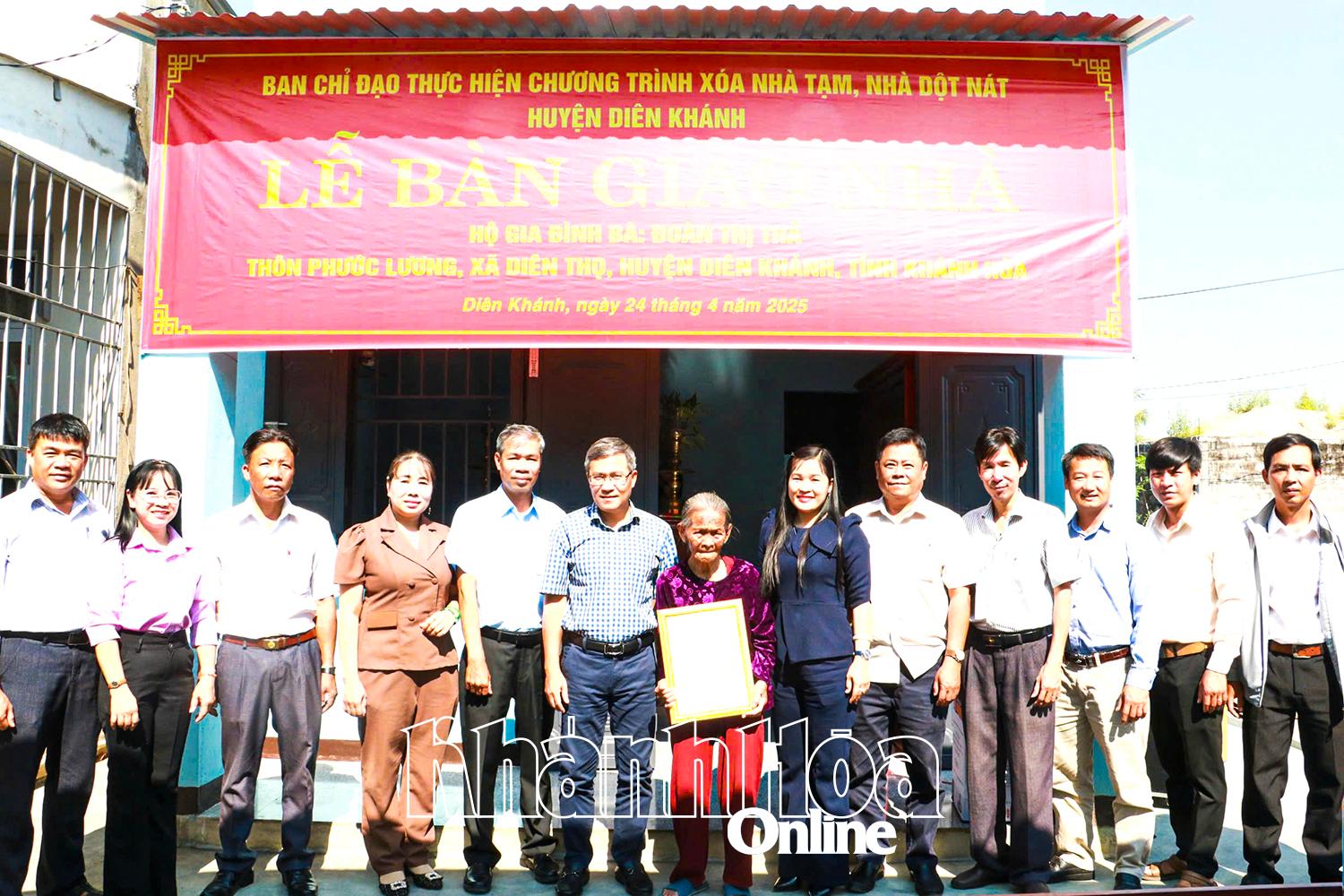 Khánh Hòa: Diên Khánh phát huy sức mạnh toàn dân trong xóa nhà tạm, nhà dột nát