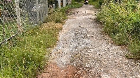 Cần Thơ: Tuyến đường liên ấp thuộc xã Vĩnh Thuận Đông xuống cấp nghiêm trọng