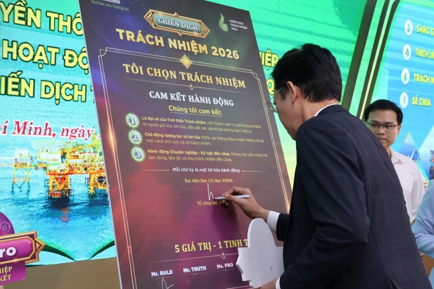 Vietsovpetro khởi động chiến dịch “Trách nhiệm 2026”