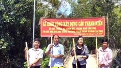 Cần Thơ: Xã Nhơn Mỹ khởi công xây dựng cầu Thanh Niên