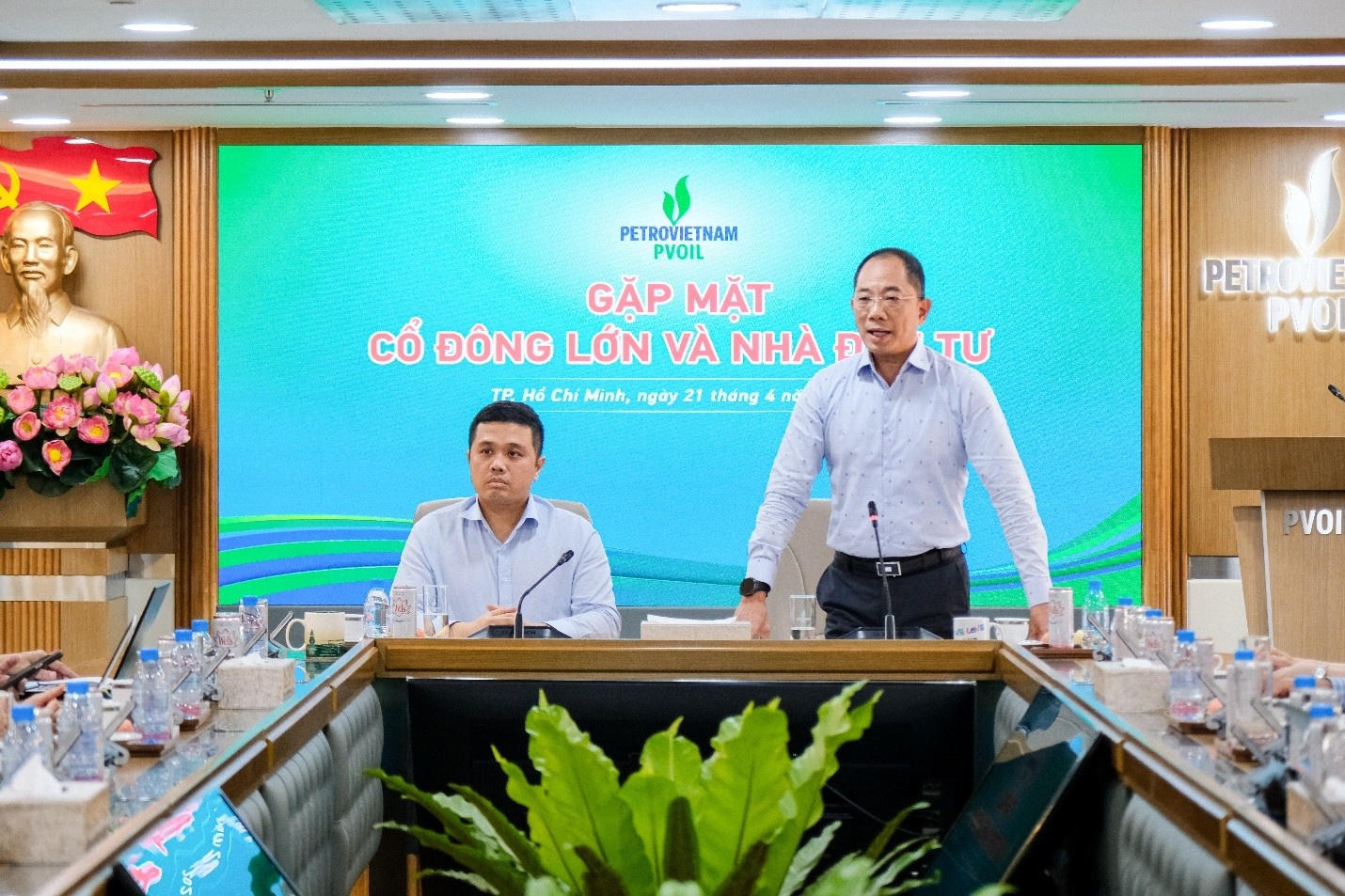 PVOIL gặp mặt các cổ đông lớn, quỹ đầu tư và công ty chứng khoán trước thềm Đại hội đồng cổ đông