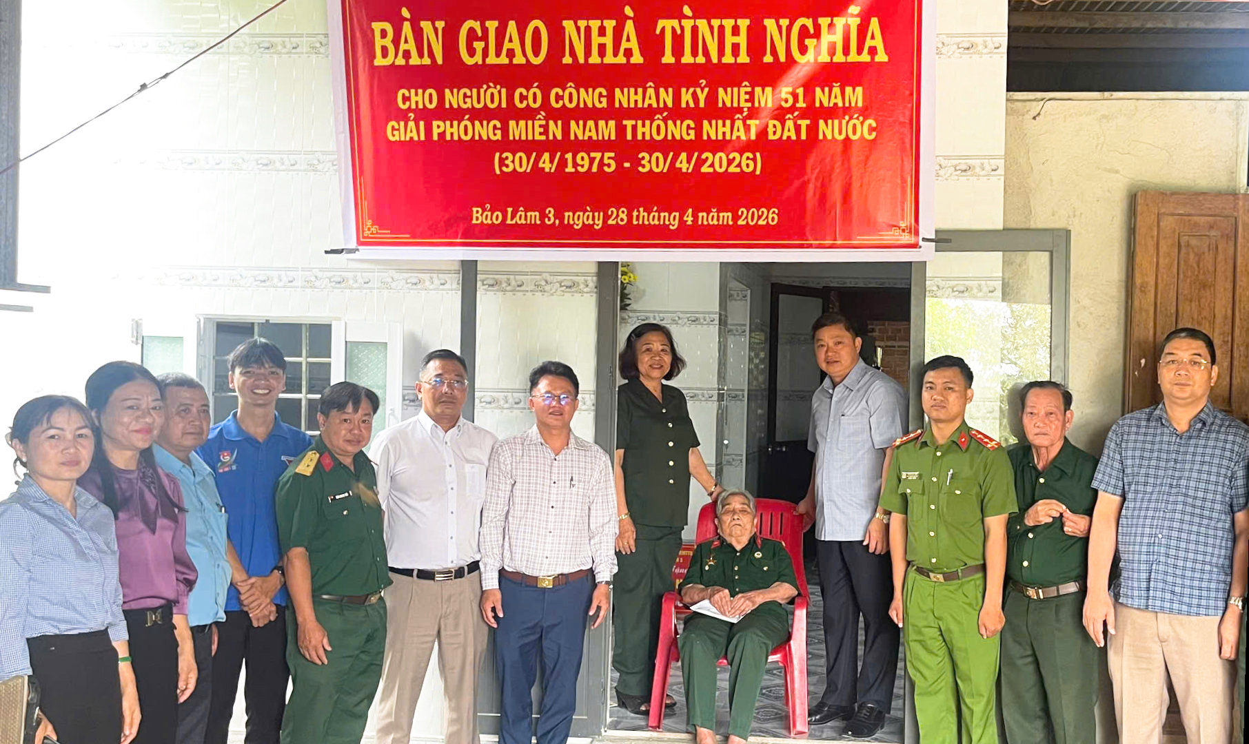 Lâm Đồng: Xã Bảo Lâm 3 bàn giao nhà tình nghĩa cho người có công với cách mạng