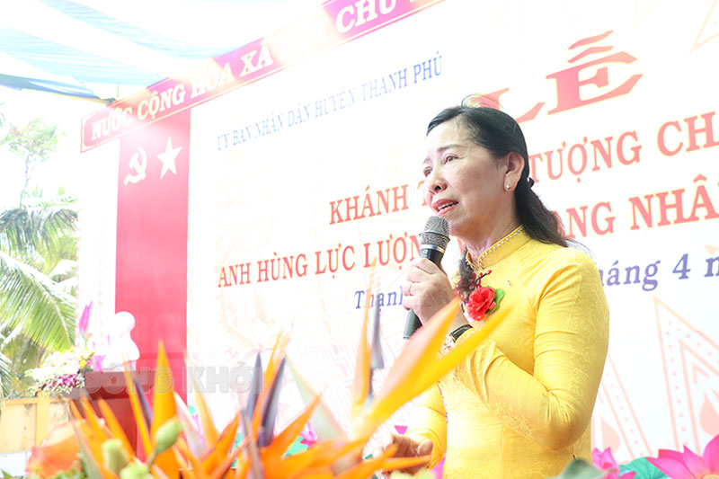 Phát biểu của Thiếu tướng Trần Thị Bé Nhân, Phó cục trưởng Cục An ninh chính trị nội bộ, Bộ Công an.
