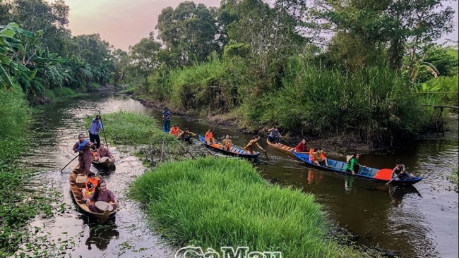 Cà Mau: Điểm du lịch Mười Ngọt vào mùa đón khách