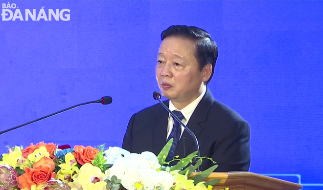 Phó Thủ tướng Chính phủ Trần Hồng Hà phát biểu tại hội thảo. Ảnh: M.Q